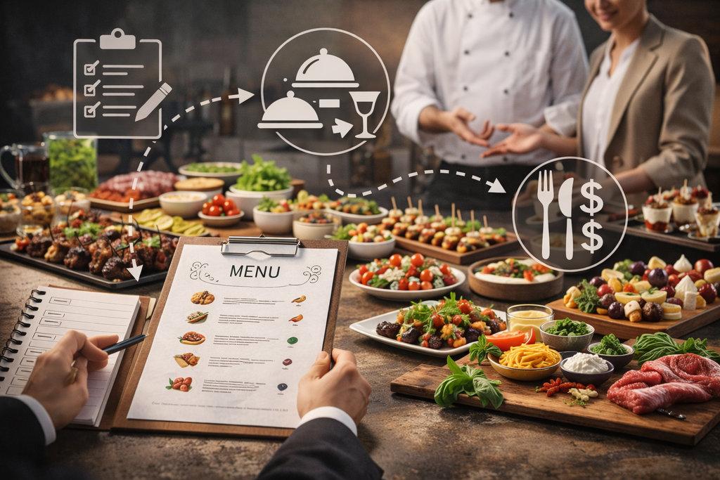 How the Menu is Created at Luna Catering: From Ingredient Selection to Personalized Presentation
